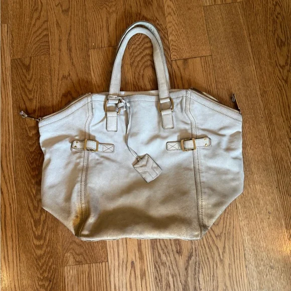 Yves Saint Laurent Downtown Gold ombré Tote Bag - Picture 3 of 16